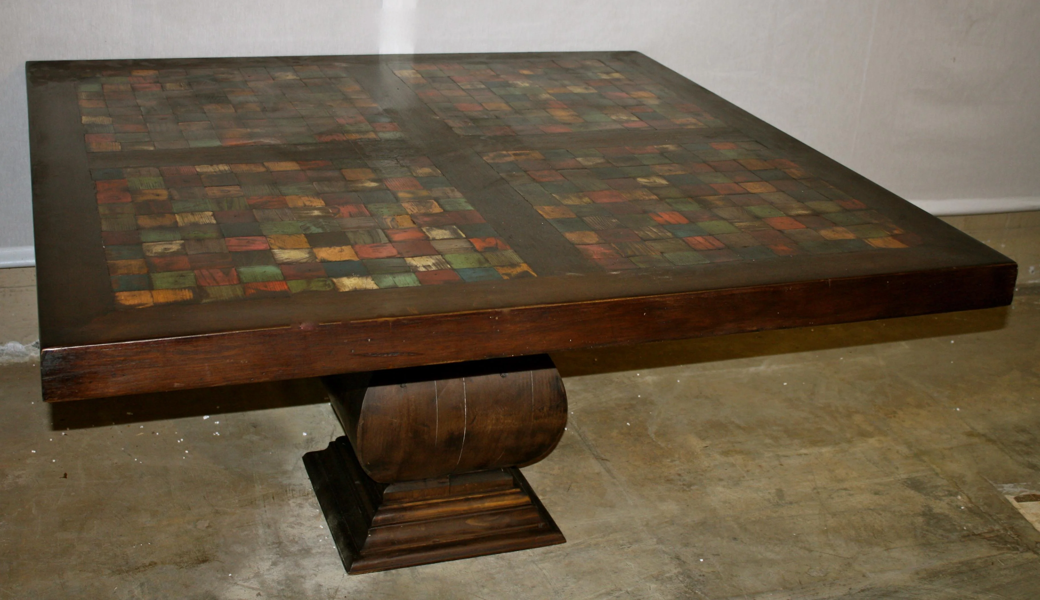 Furniture Source International Wooden Mosaic FSIMGDTA312 Rectangular